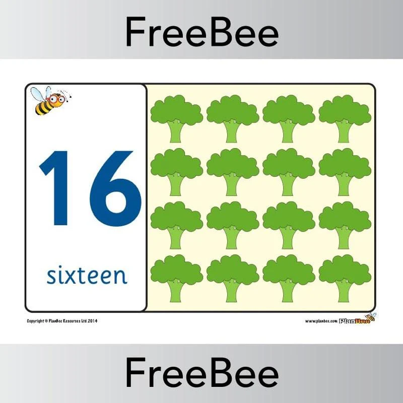 Food 1 - 20 Number Line - Image 10
