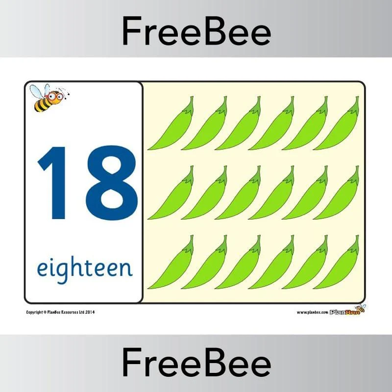 Food 1 - 20 Number Line - Image 16