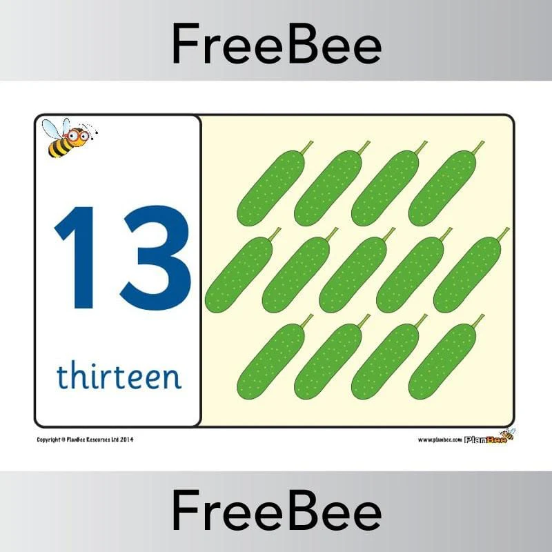 Food 1 - 20 Number Line - Image 17