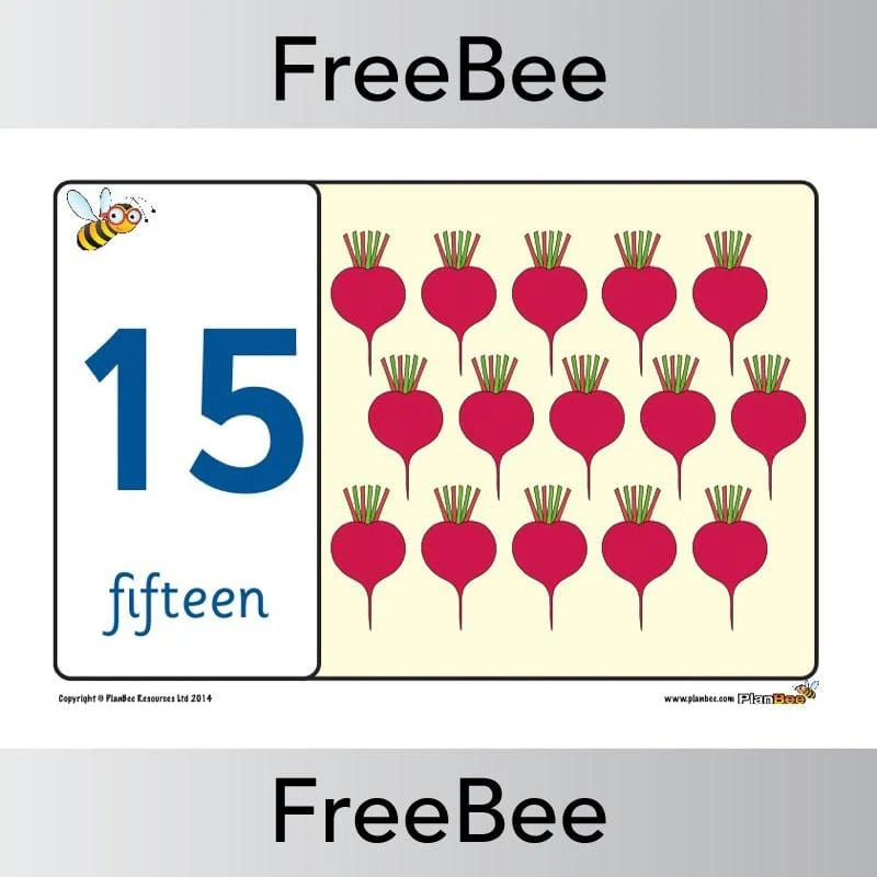 Food 1 - 20 Number Line - Image 19