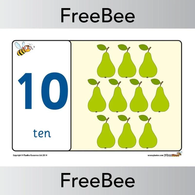 Food 1 - 20 Number Line - Image 2