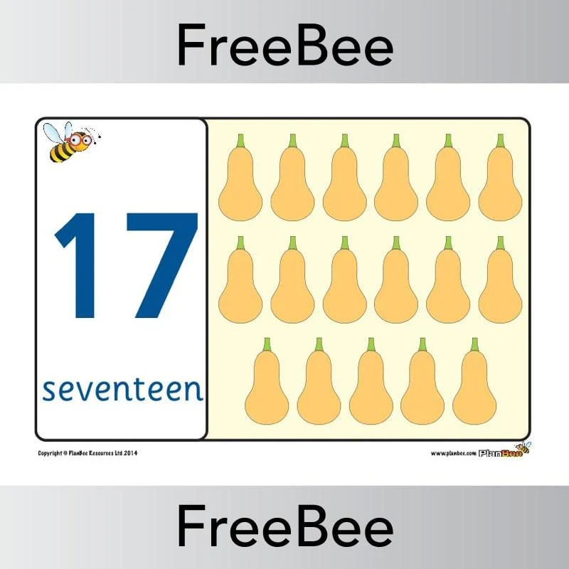 Food 1 - 20 Number Line - Image 3