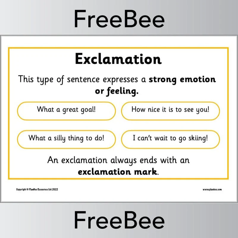 Four Types of Sentences Posters - Image 5