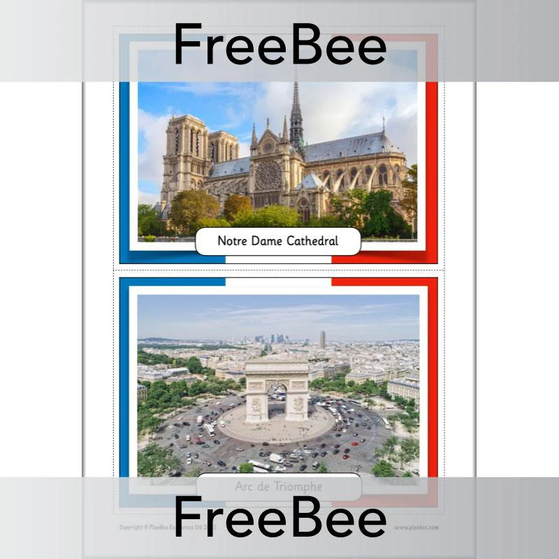 France KS1 Picture Cards - Image 2