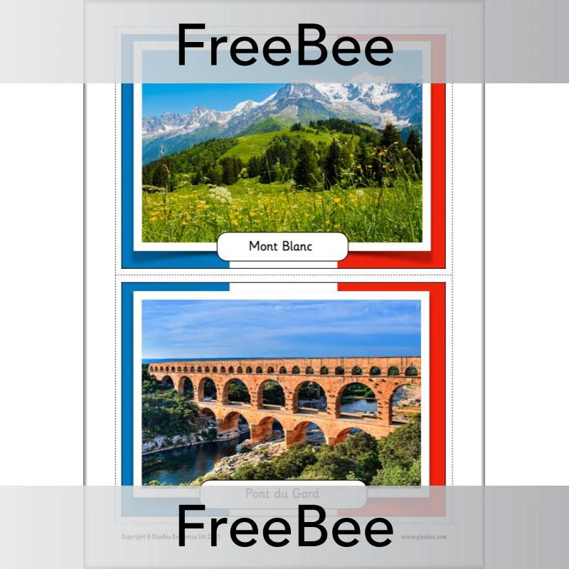 France KS1 Picture Cards - Image 4