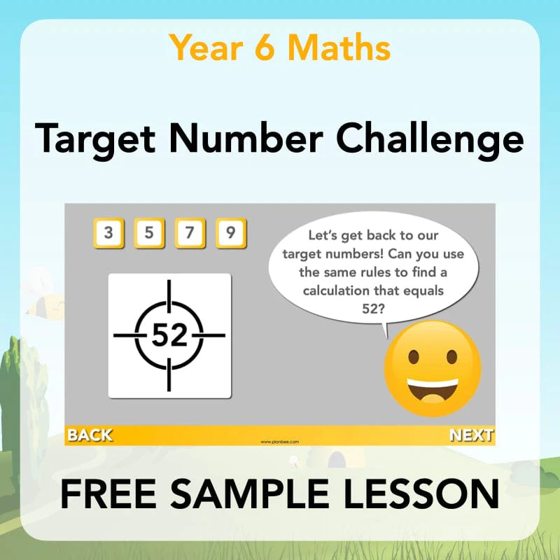 FREE Sample Lesson: Target Number Challenge