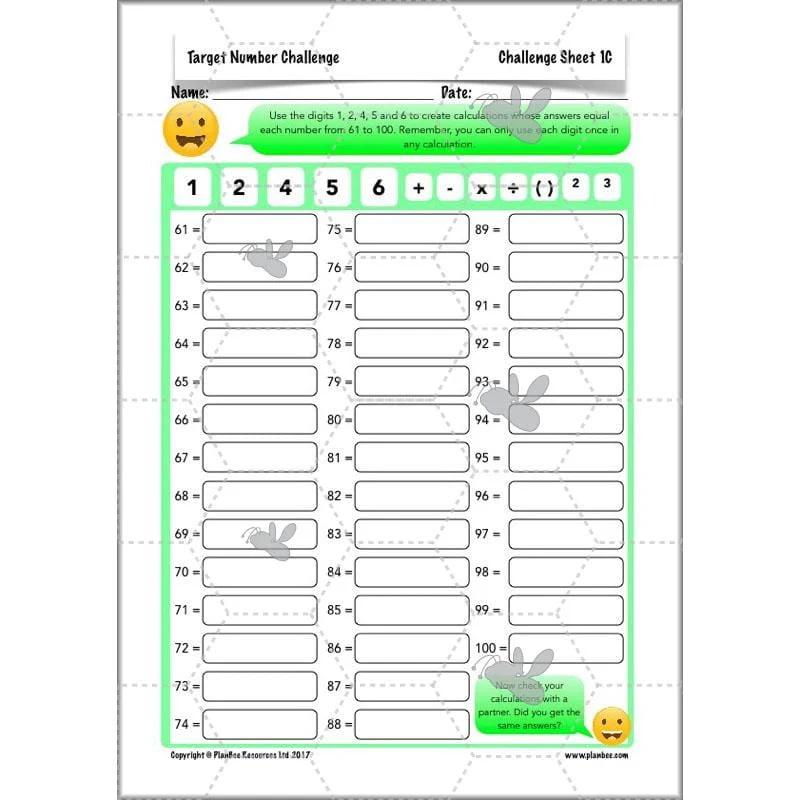 FREE Sample Lesson: Target Number Challenge - Image 11