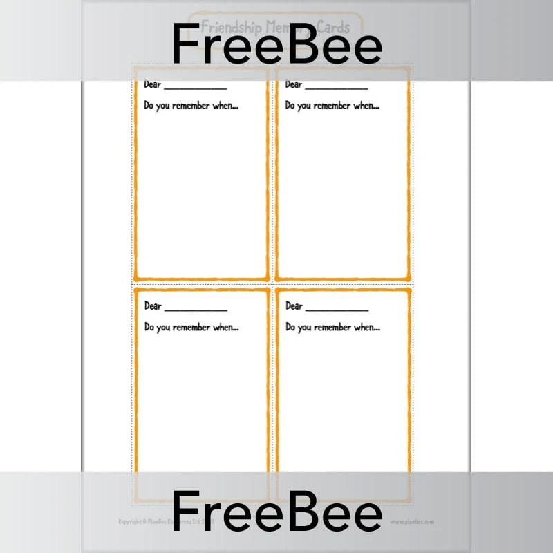 Friendship Memory Box Template - Image 3