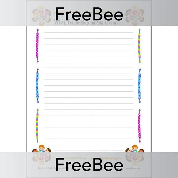 Friendship Writing Frame - Image 2