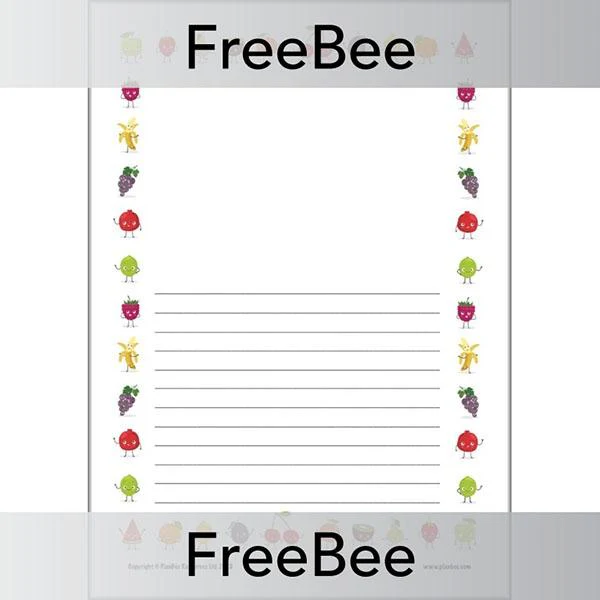 Fruits Writing Frames - Image 4
