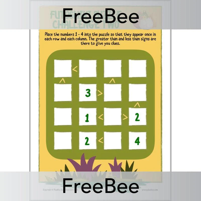 Futoshiki KS2 Maths Puzzles - Image 2