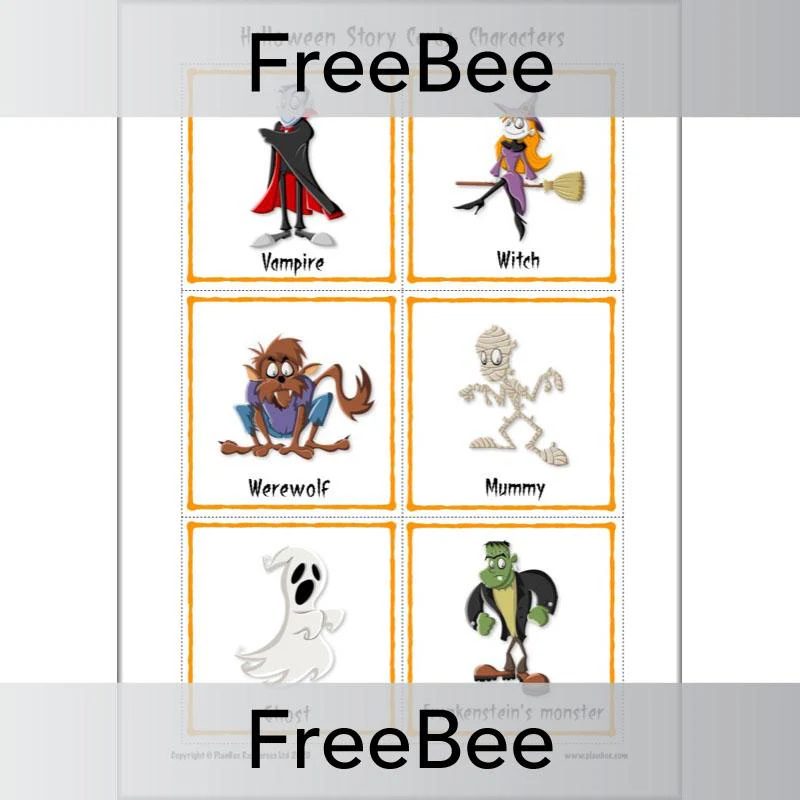Halloween Story Cards