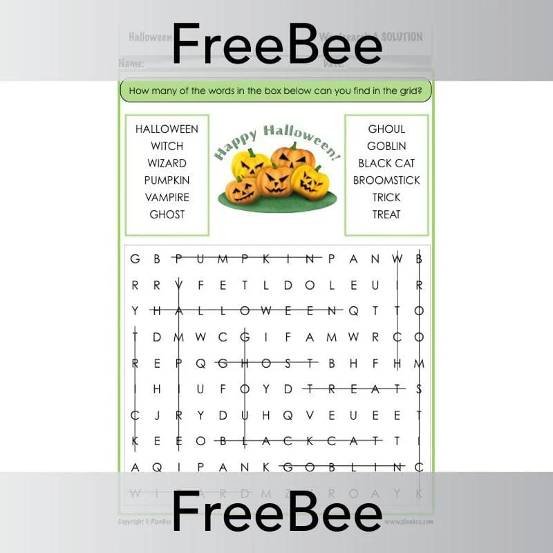 Halloween Word Search - Image 3
