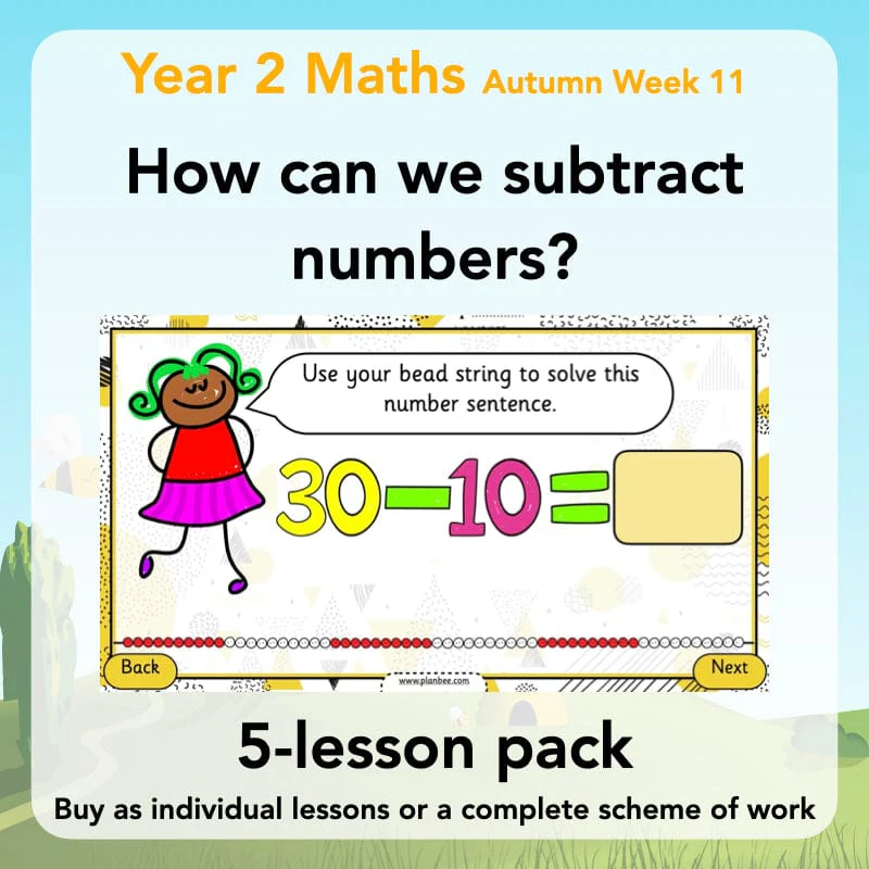 How can we subtract numbers?