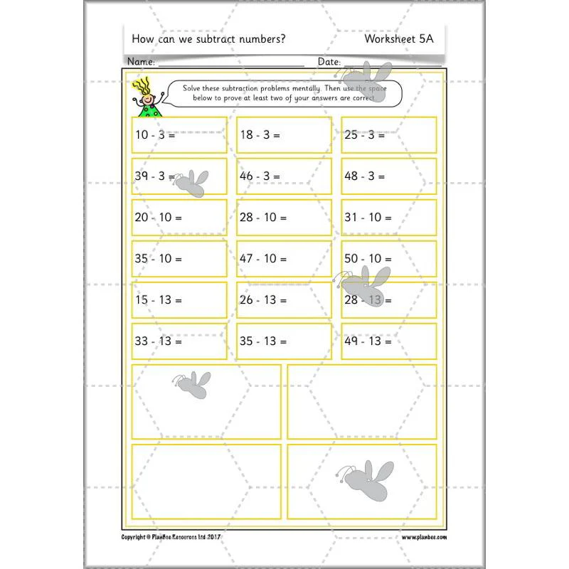 How can we subtract numbers? - Image 55