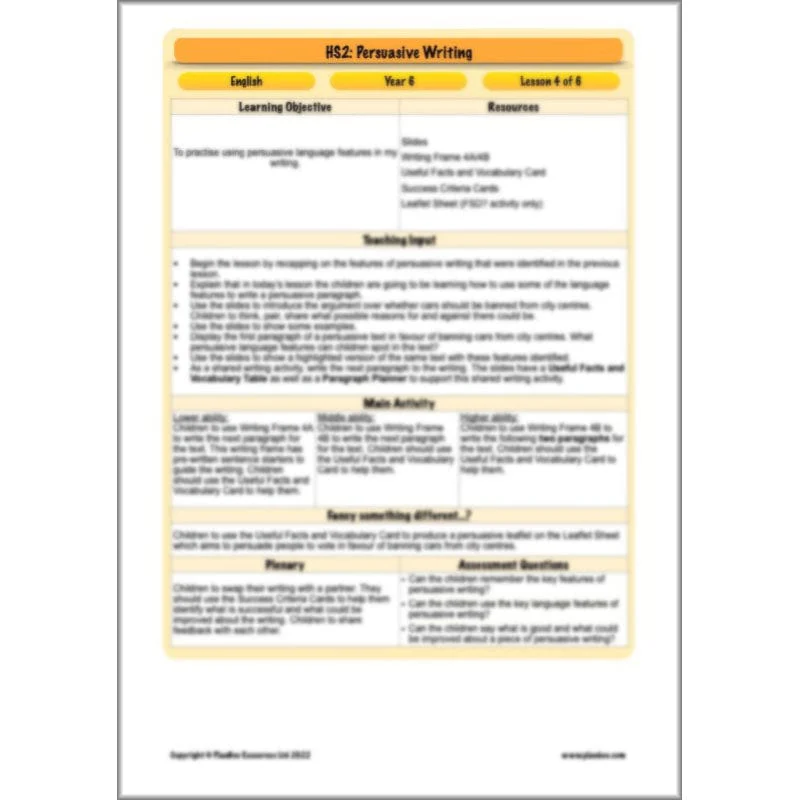 HS2: Persuasive Writing - Image 16