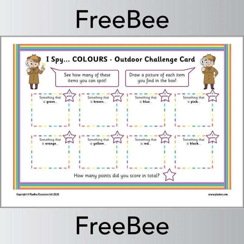 I Spy... Outdoor Challenge Cards