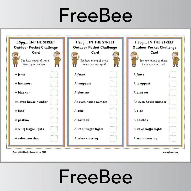 I Spy... Outdoor Challenge Cards - Image 7