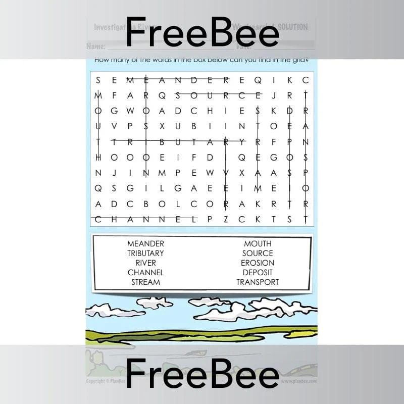 Investigating Rivers Word Search - Image 4