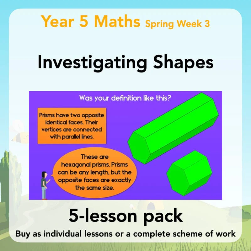 Investigating Shapes