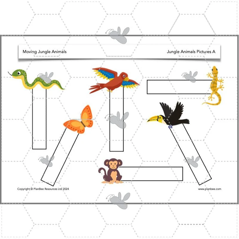 Moving Jungle Animals - Image 28