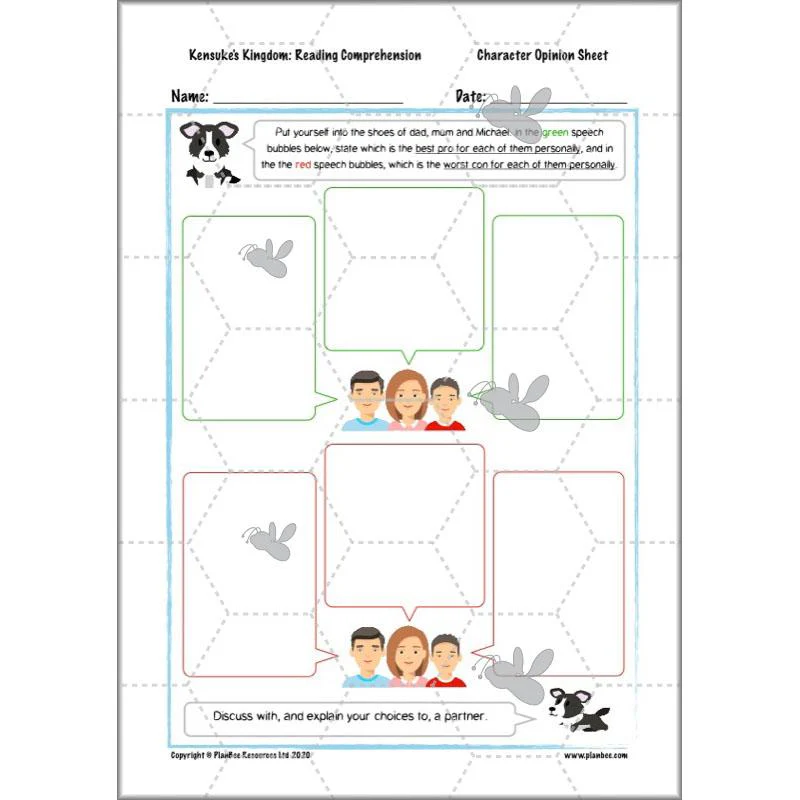Kensuke's Kingdom: Reading Comprehension - Image 11