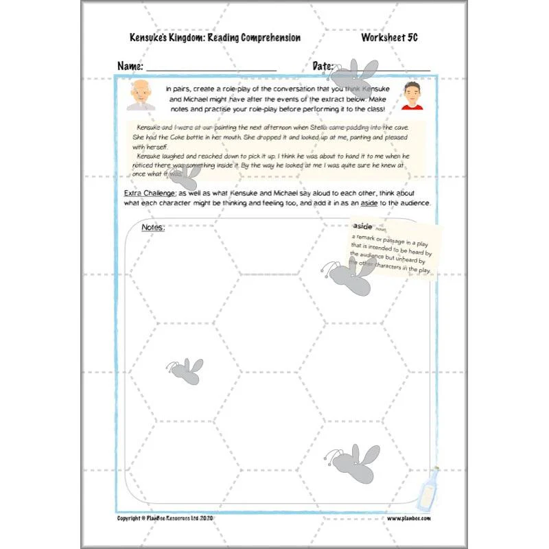 Kensuke's Kingdom: Reading Comprehension - Image 14