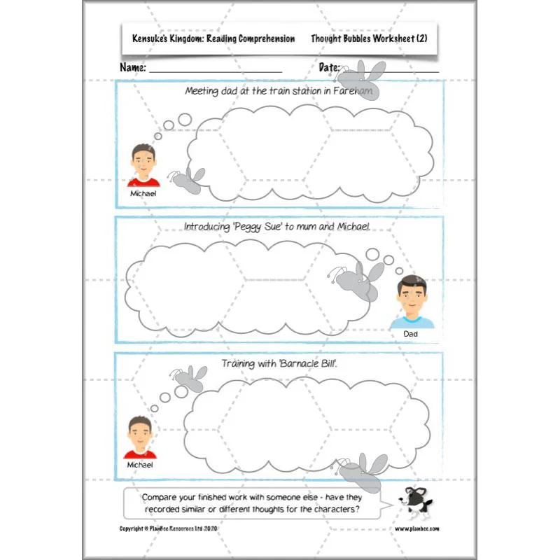 Kensuke's Kingdom: Reading Comprehension - Image 27