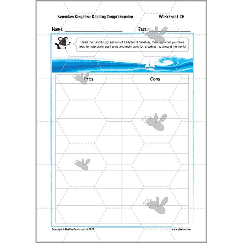 Kensuke's Kingdom: Reading Comprehension - Image 33
