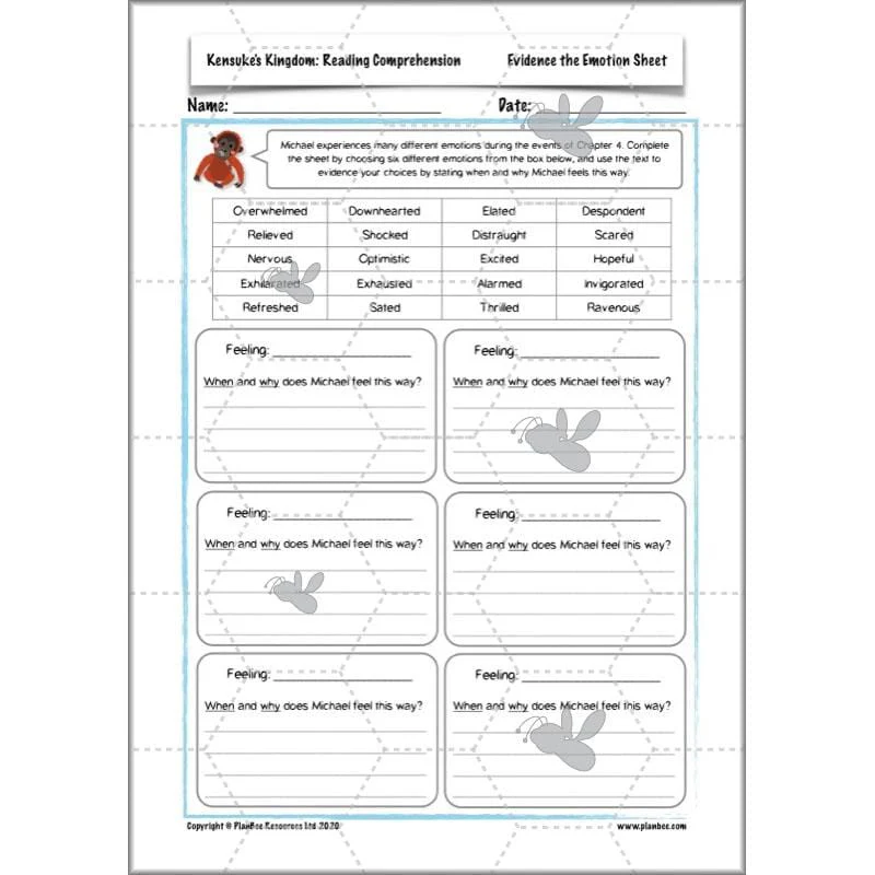 Kensuke's Kingdom: Reading Comprehension - Image 43