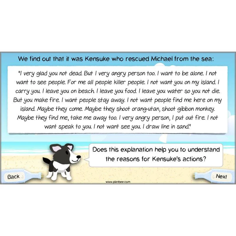 Kensuke's Kingdom: Reading Comprehension - Image 55