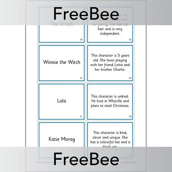 KS1 Character Descriptions Cards - Image 3