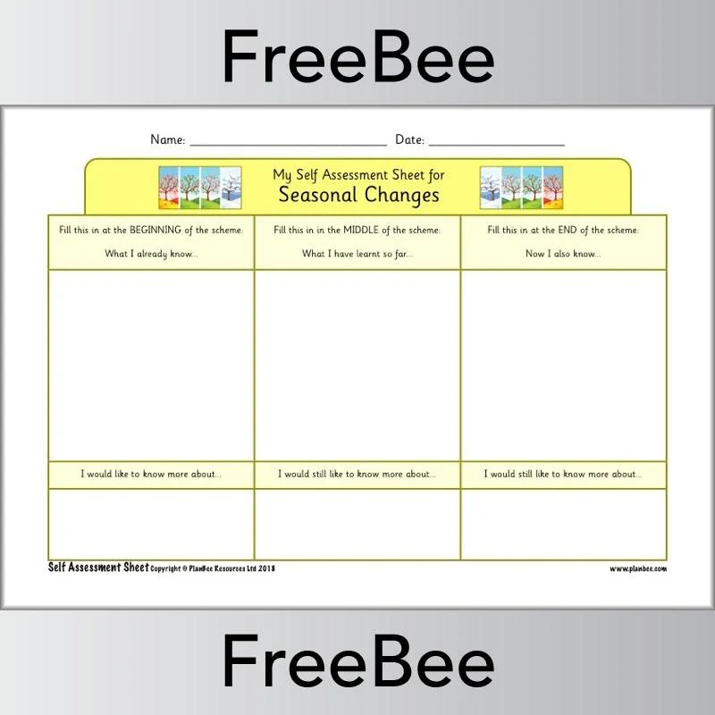 KS1 Science Self Assessment Sheets - Image 11