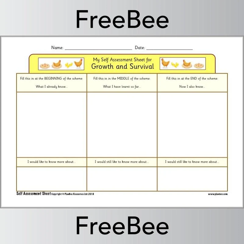 KS1 Science Self Assessment Sheets - Image 2