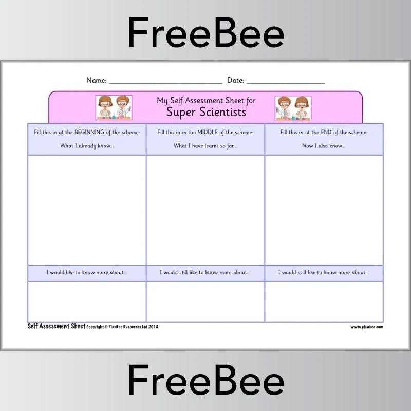 KS1 Science Self Assessment Sheets - Image 3