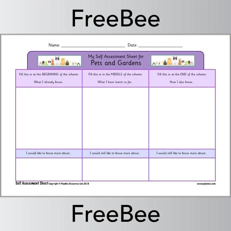 KS1 Science Self Assessment Sheets - Image 9