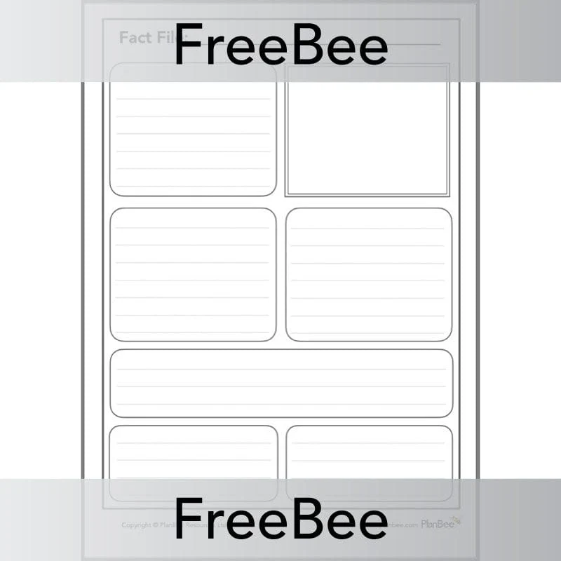 KS2 Fact File Template