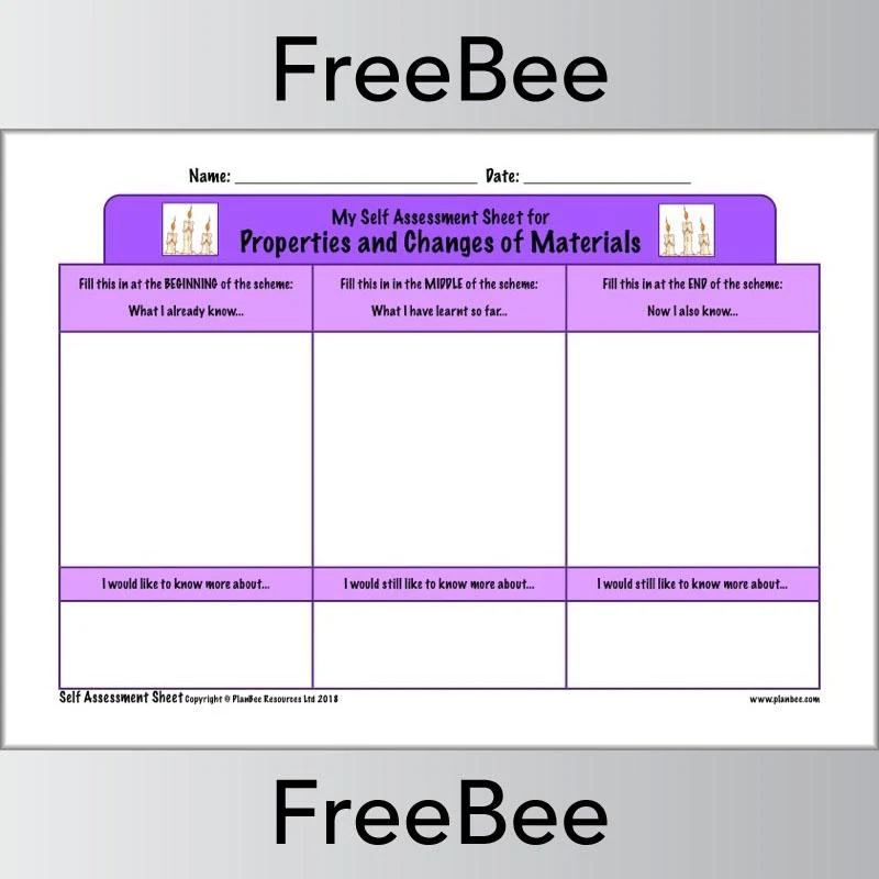 KS2 Science Self Assessment Sheets - Image 10