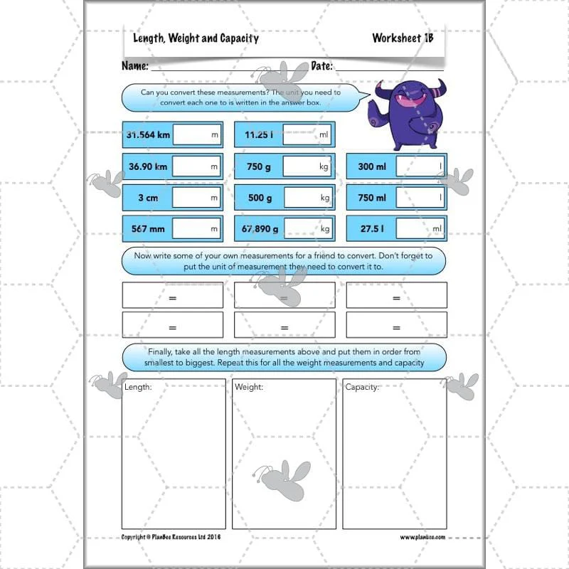 Length, Weight and Capacity - Image 10