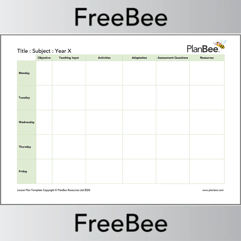 Lesson Plan Template
