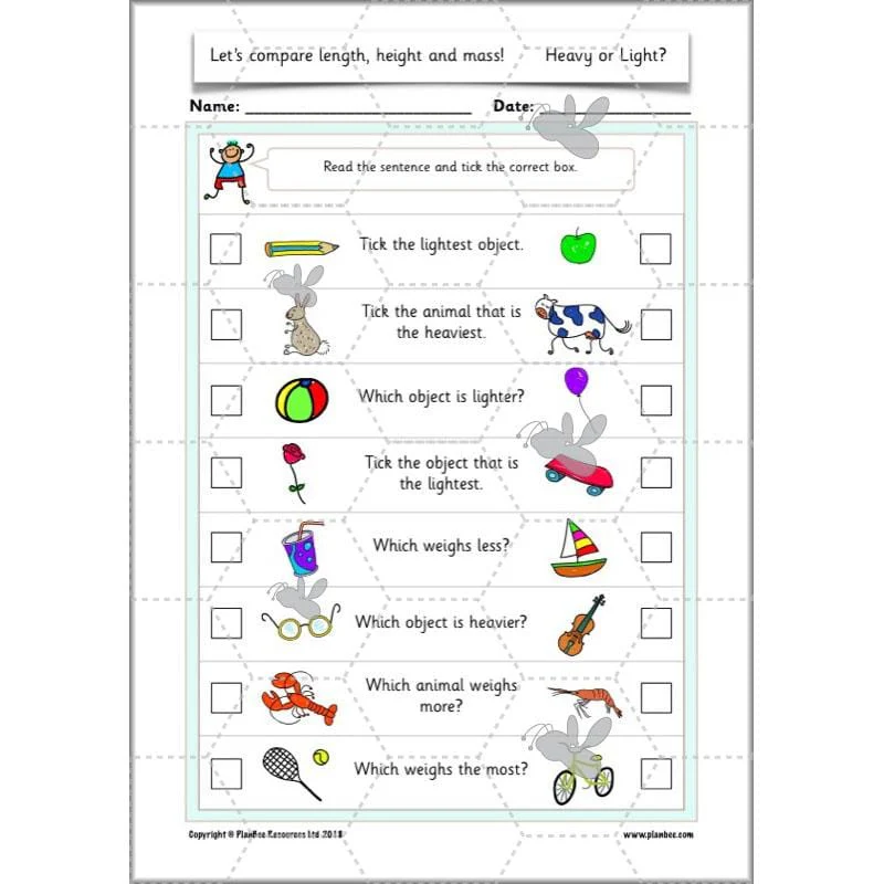 Let’s Compare Length, Height and Mass - Image 40