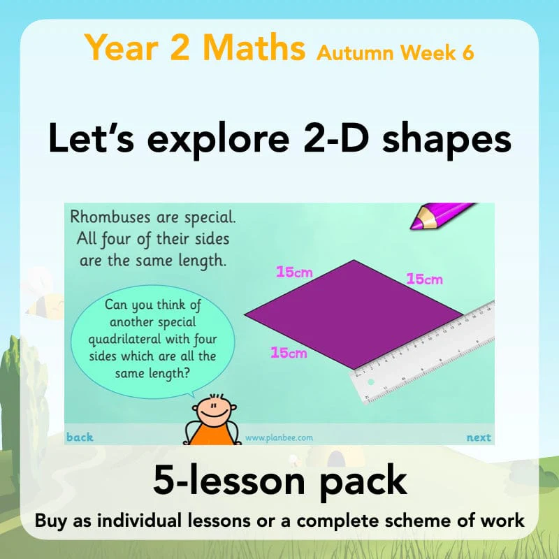 Let's explore 2-D shapes