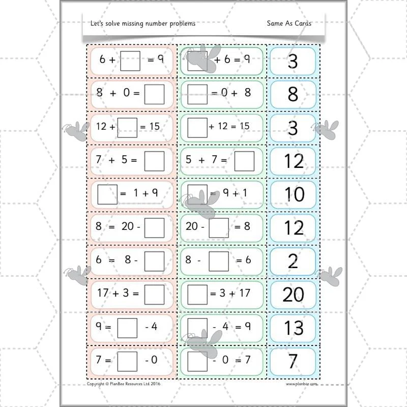 Let's Solve Missing Number Problems - Image 22