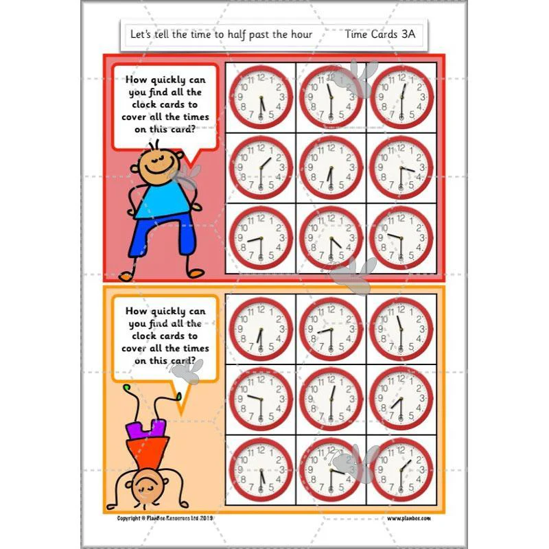 Let’s tell the time to half past the hour - Image 17