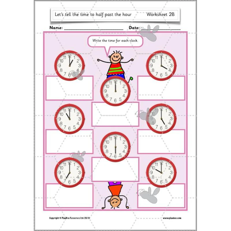 Let’s tell the time to half past the hour - Image 36