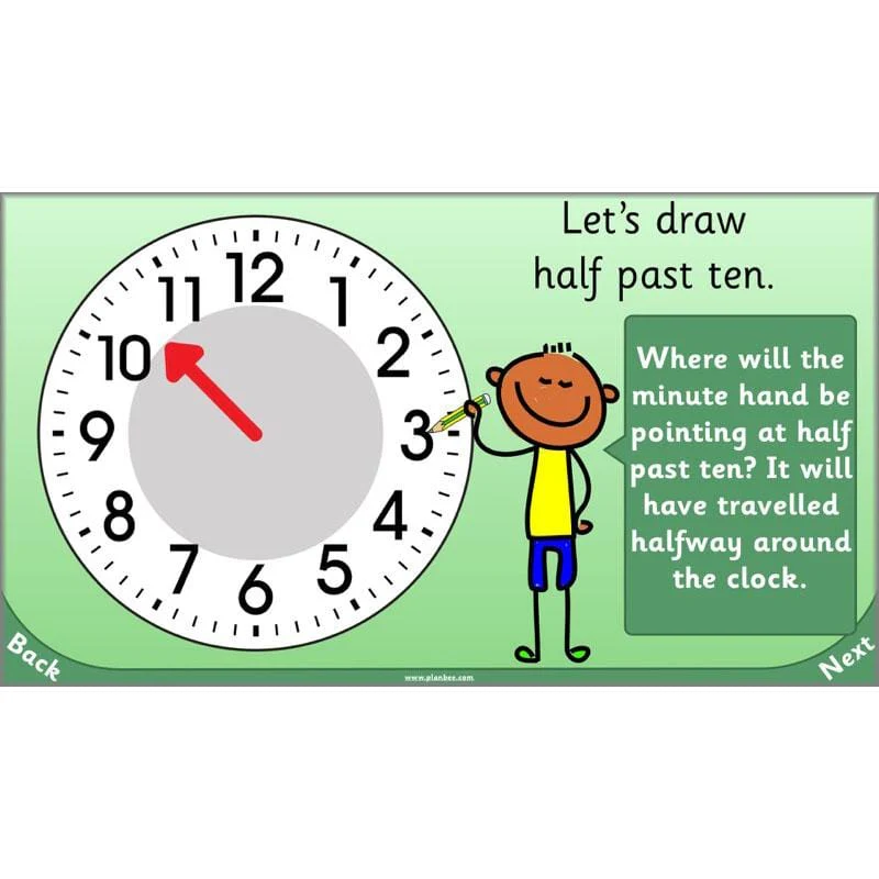 Let’s tell the time to half past the hour - Image 49