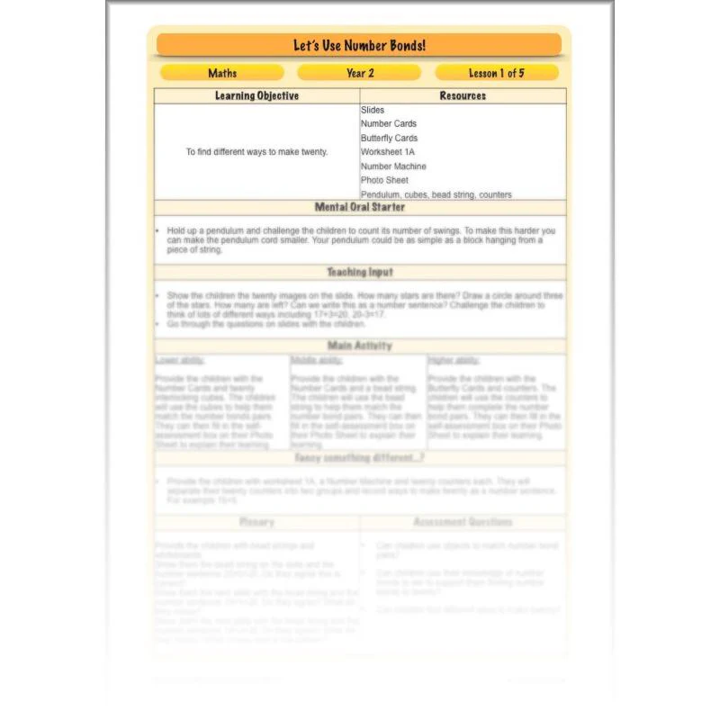 Let's Use Number Bonds - Image 34