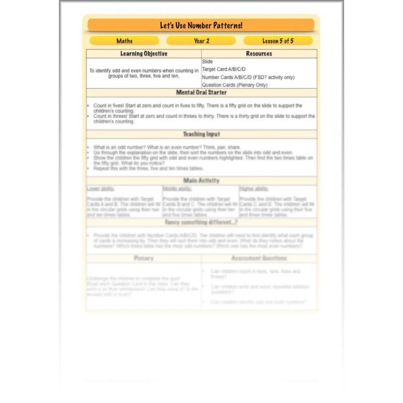 Let's use number patterns - Image 78