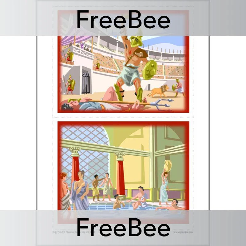 Life in Roman Britain KS2 Picture Cards