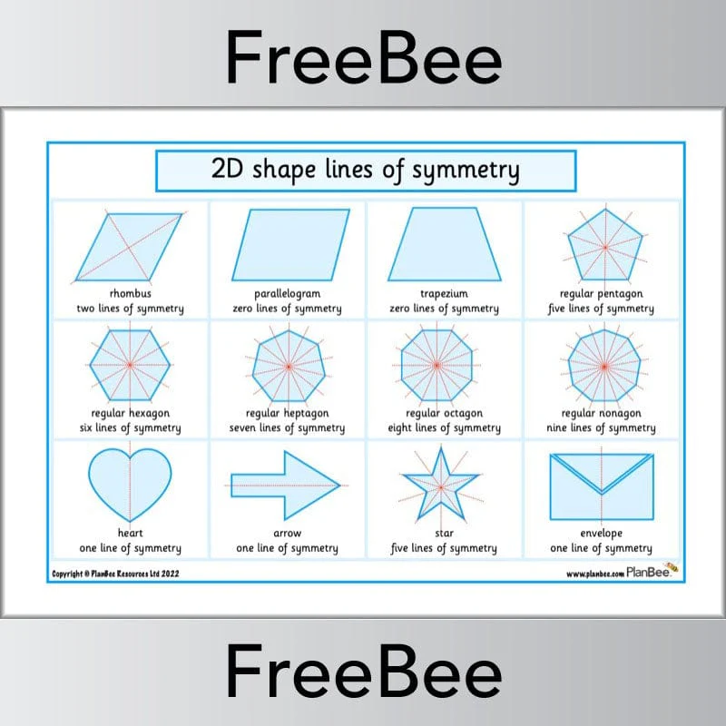 Lines of Symmetry Worksheet - Image 2